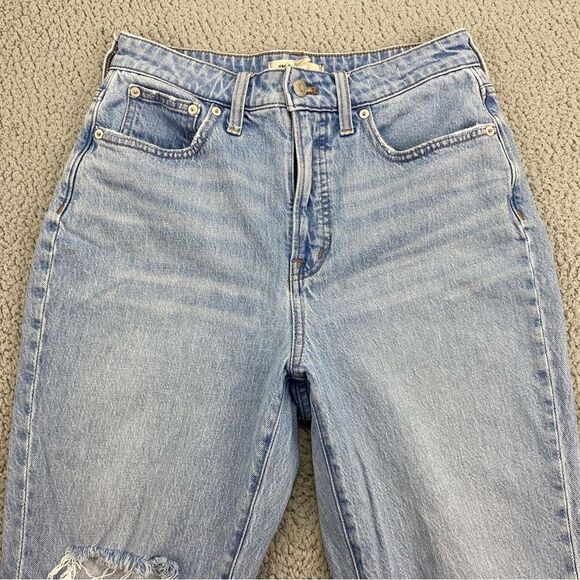 Madewell Women The Curvy Perfect Vintage High-Rise Distressed Jean | Size: 28 - Picture 4 of 16